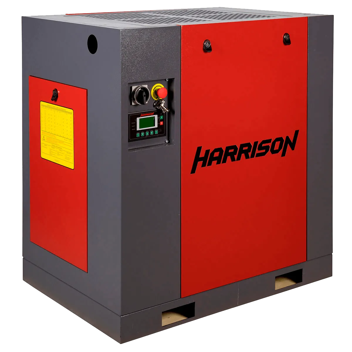 HRS-942100-10VSD Винтовой компрессор с ременным приводом и частотным преобразователем: 2100 л/мин, 10 бар, 15 кВт